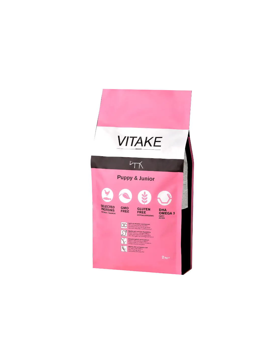 Saco de pienso Vitake Puppy y Junior para cachorros