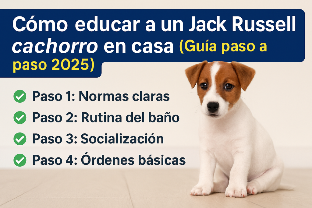 como educar un cachorro de Jack Russell