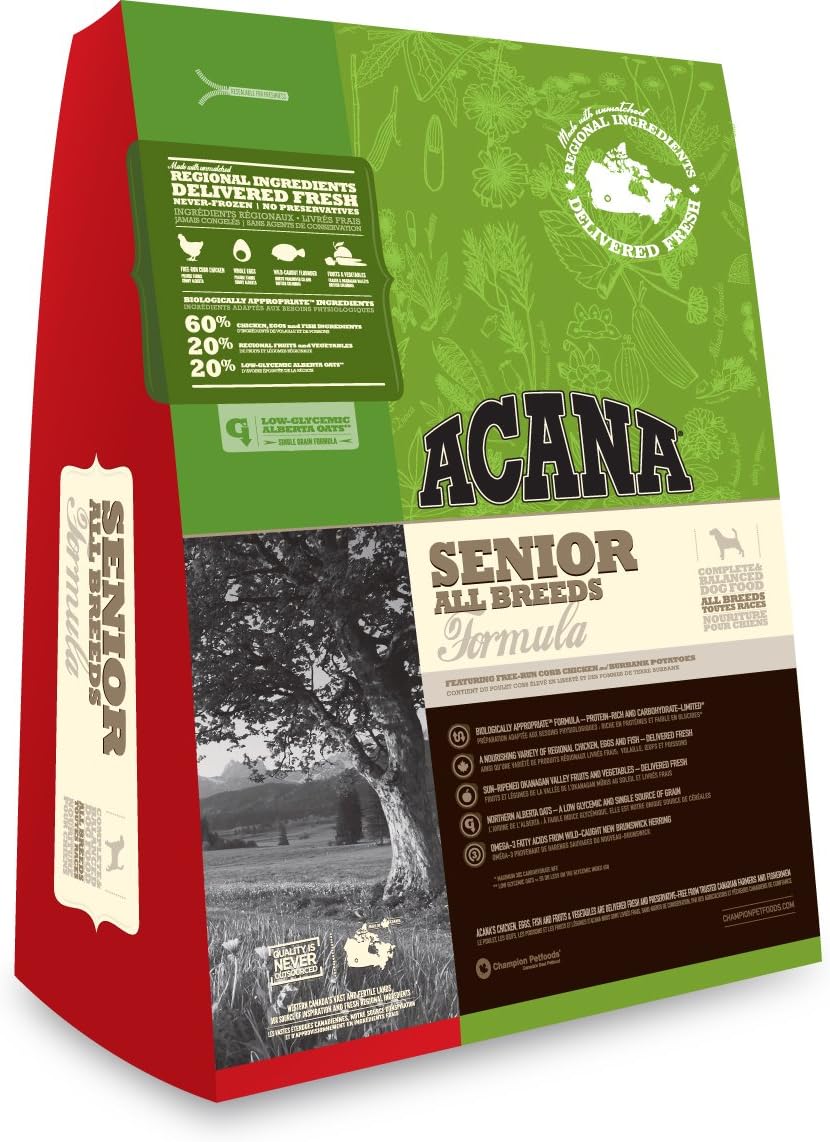 Saco de pienso ACANA Senior para perros maduros