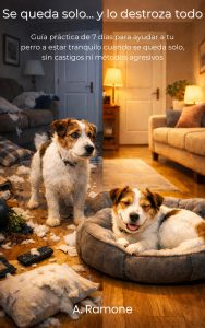 Guía para enseñar a tu perro a quedarse solo sin destrozos