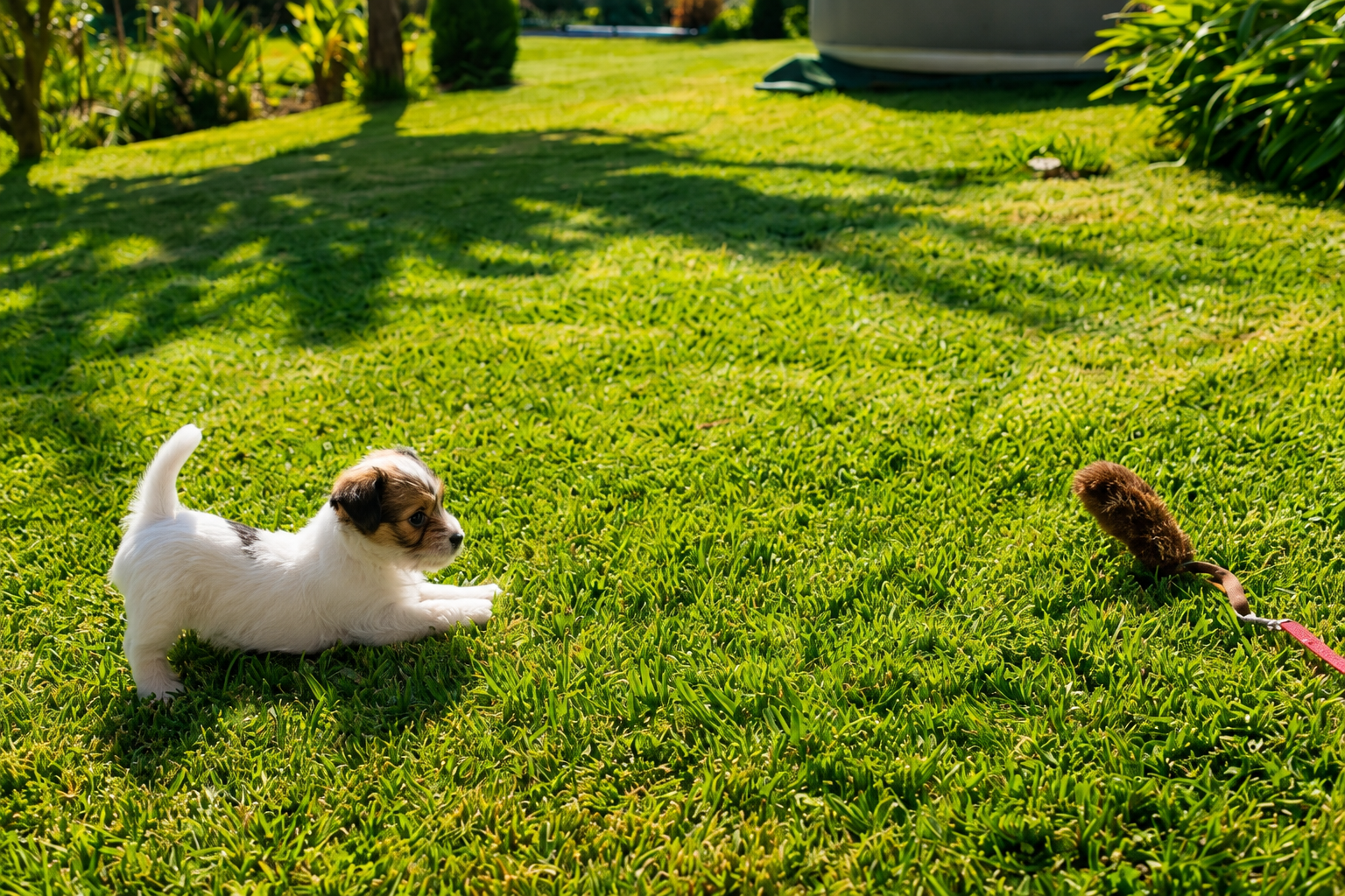 Arya jugando durante una sesión de estimulación temprana