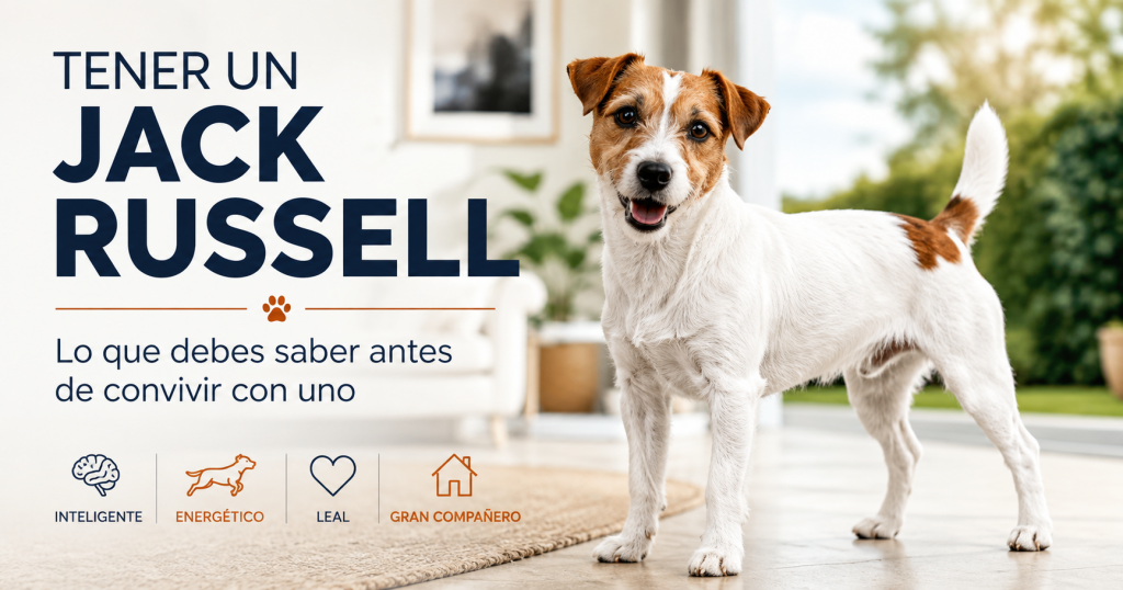 Tener un Jack Russell Terrier: qué debes saber antes de convivir con uno